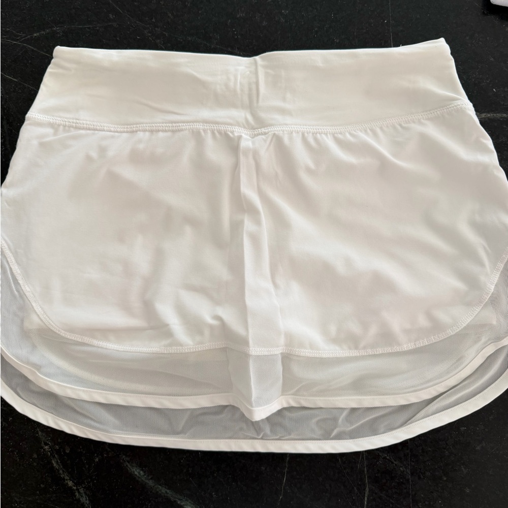 Lululemon White Tennis Skirt